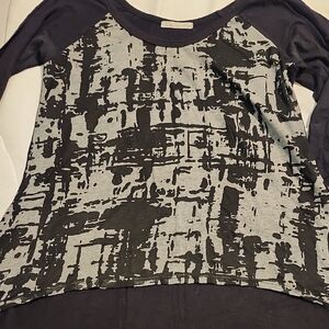 Monochrome Abstract Women's Sweatshirt